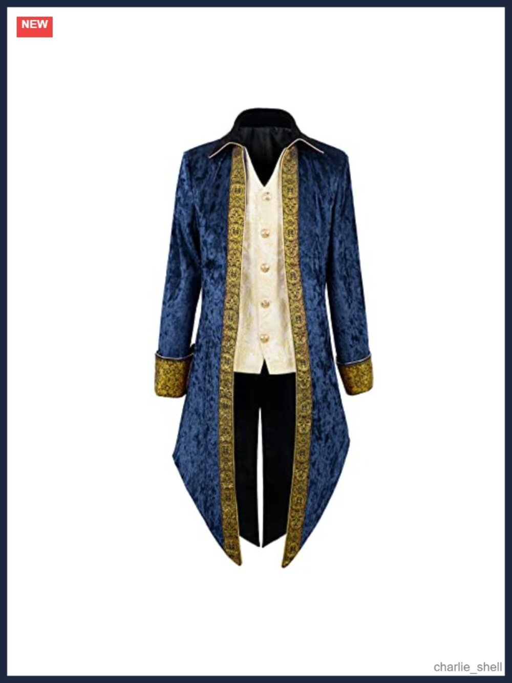 Victorian Frock Coat Steampunk Jacket Medieval Costume